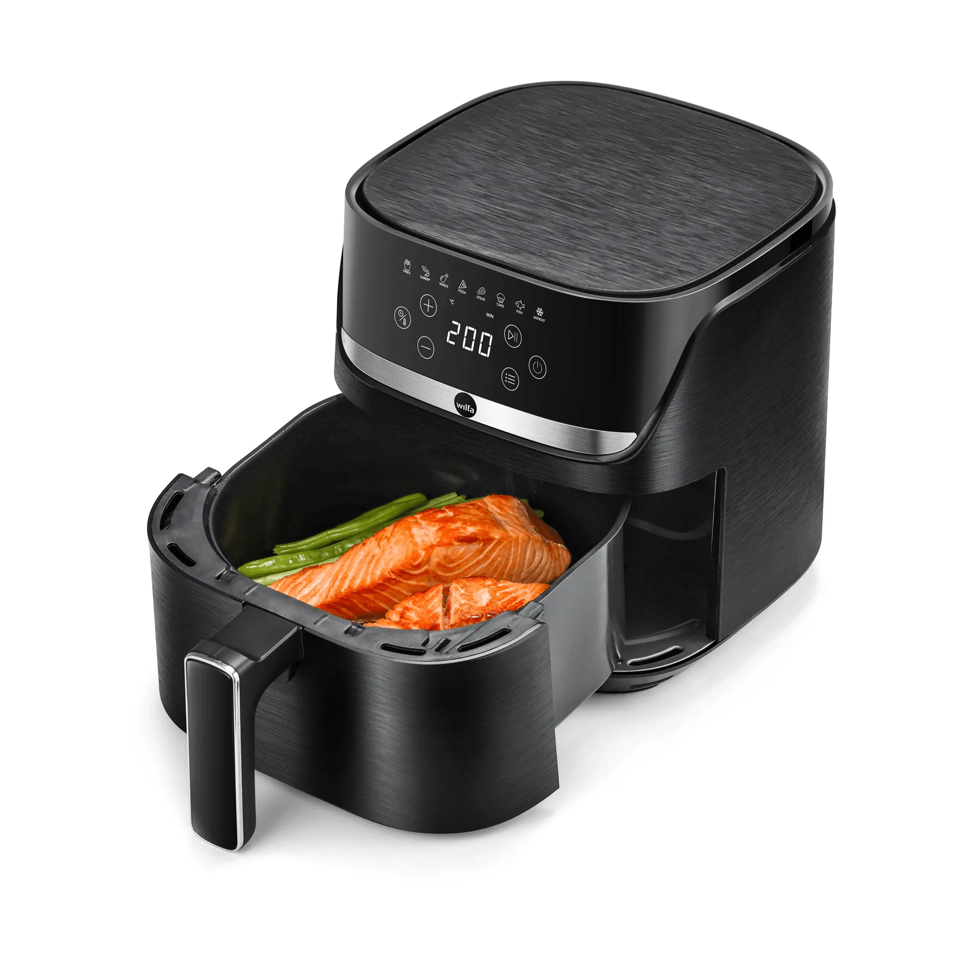 Wilfa AF4B-40P Crispier airfryer airfryer, Musta, 4 l Wilfa