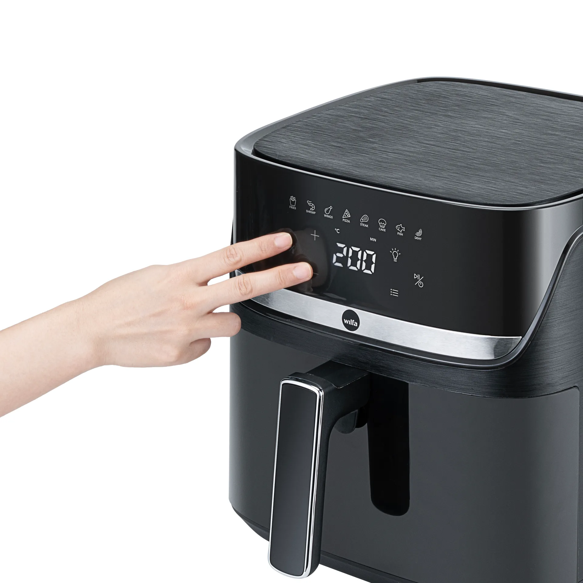 Wilfa Crispier airfryer, Musta, 8 l Wilfa