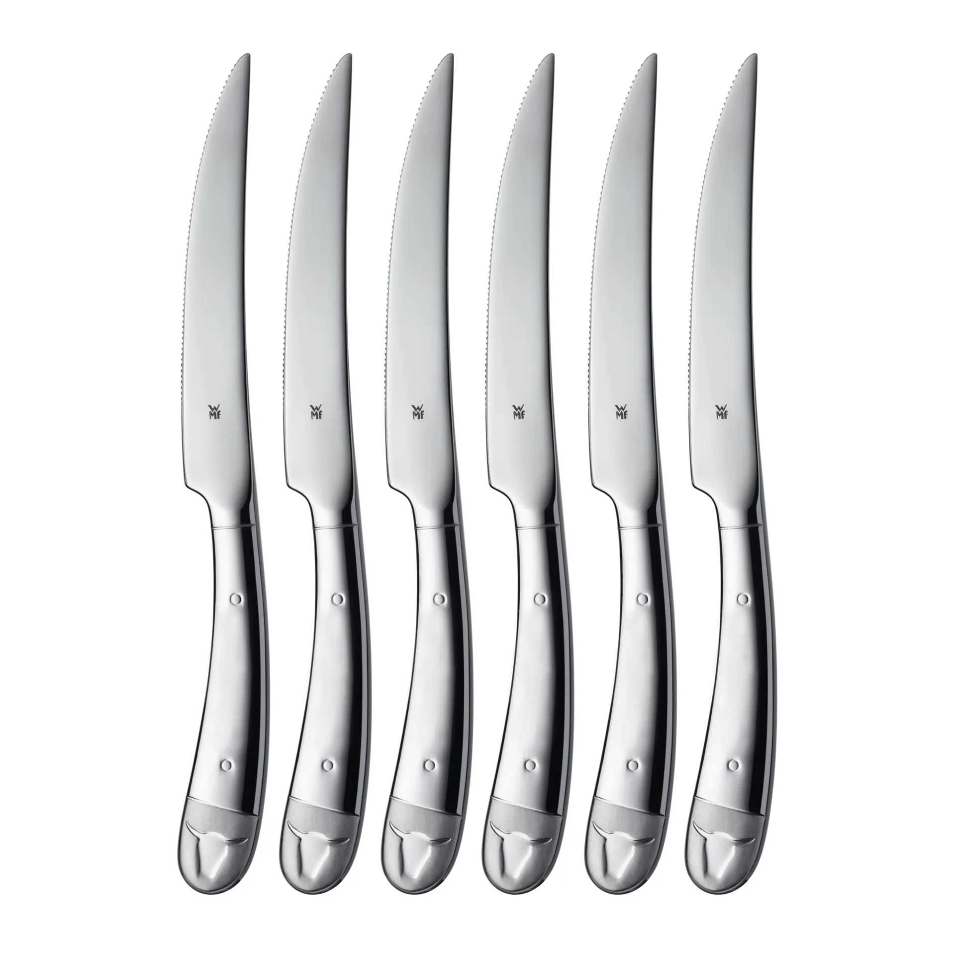 Geschenkidee pihviveitset 6 osaa, Ruostumaton teräs WMF