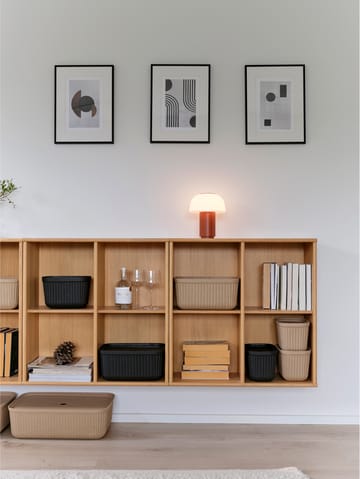 Pulp säilytyslaatikko 23x32 cm 2 kpl - Black - Zone Denmark