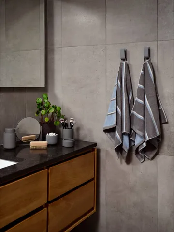 saunapyyhe - Grey-blue fog-soft grey, 50x100 cm - Zone Denmark