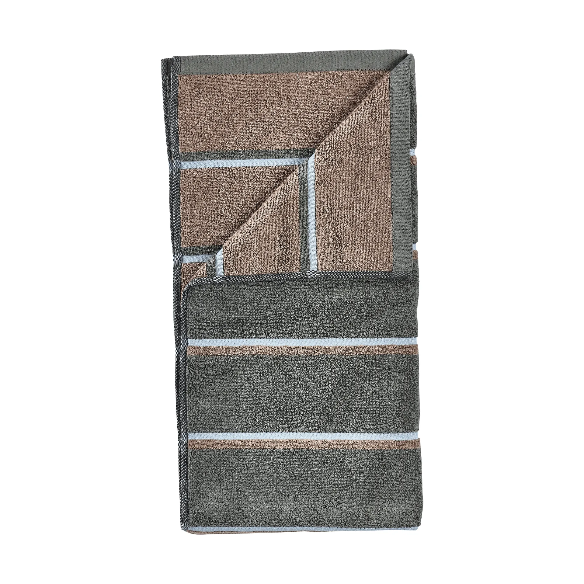 saunapyyhe, Olive green-taupe-blue fog, 50x100 cm Zone Denmark