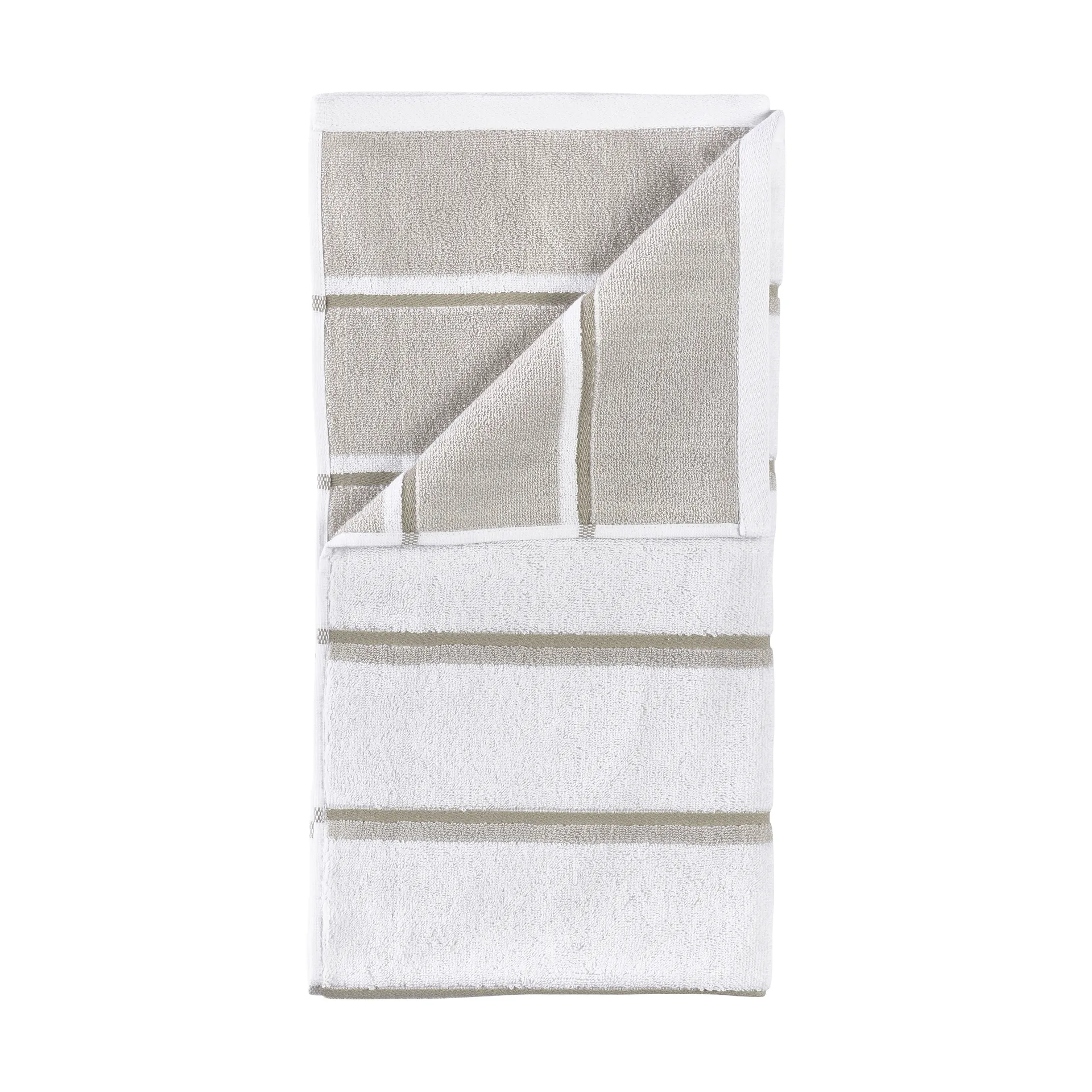 saunapyyhe, White-soft grey-eucalyptus, 50x100 cm Zone Denmark