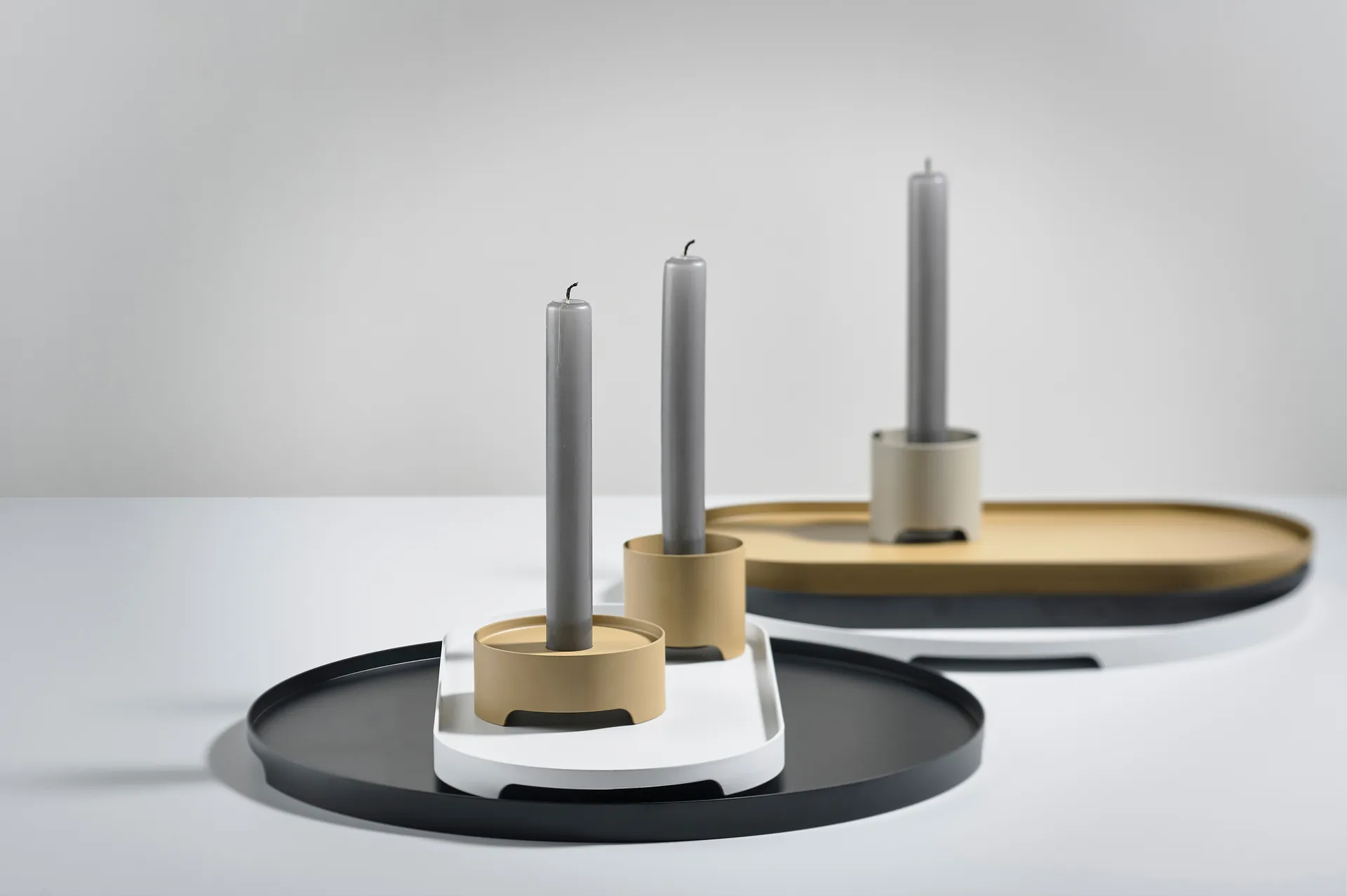 Singles tarjotin Ø 35 cm, Black Zone Denmark