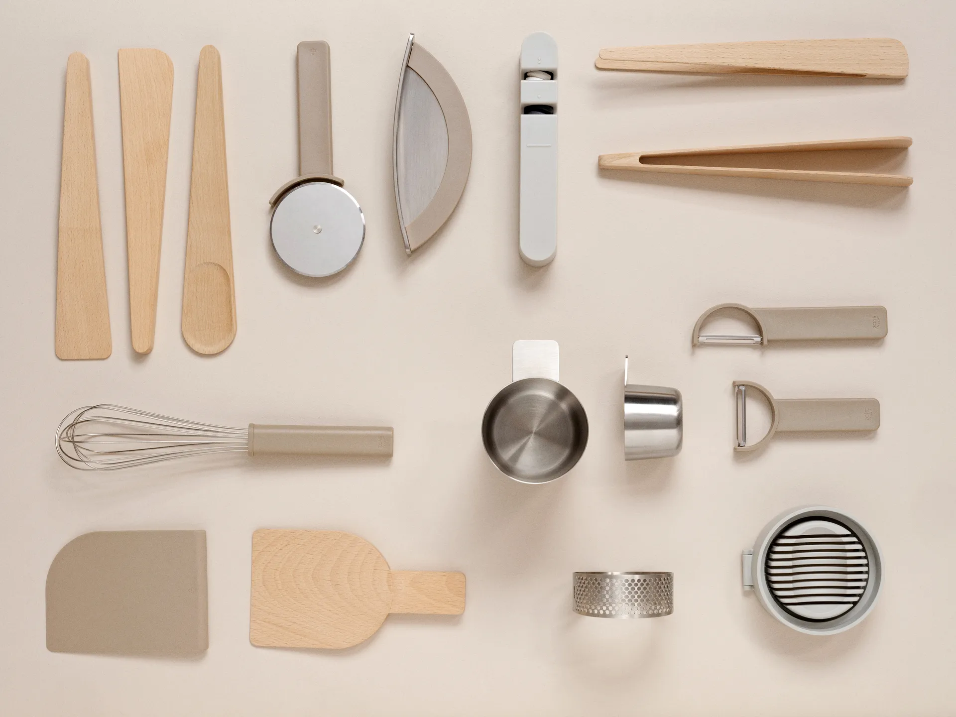 Singles vispilä silikonia 28 cm, Soft taupe Zone Denmark