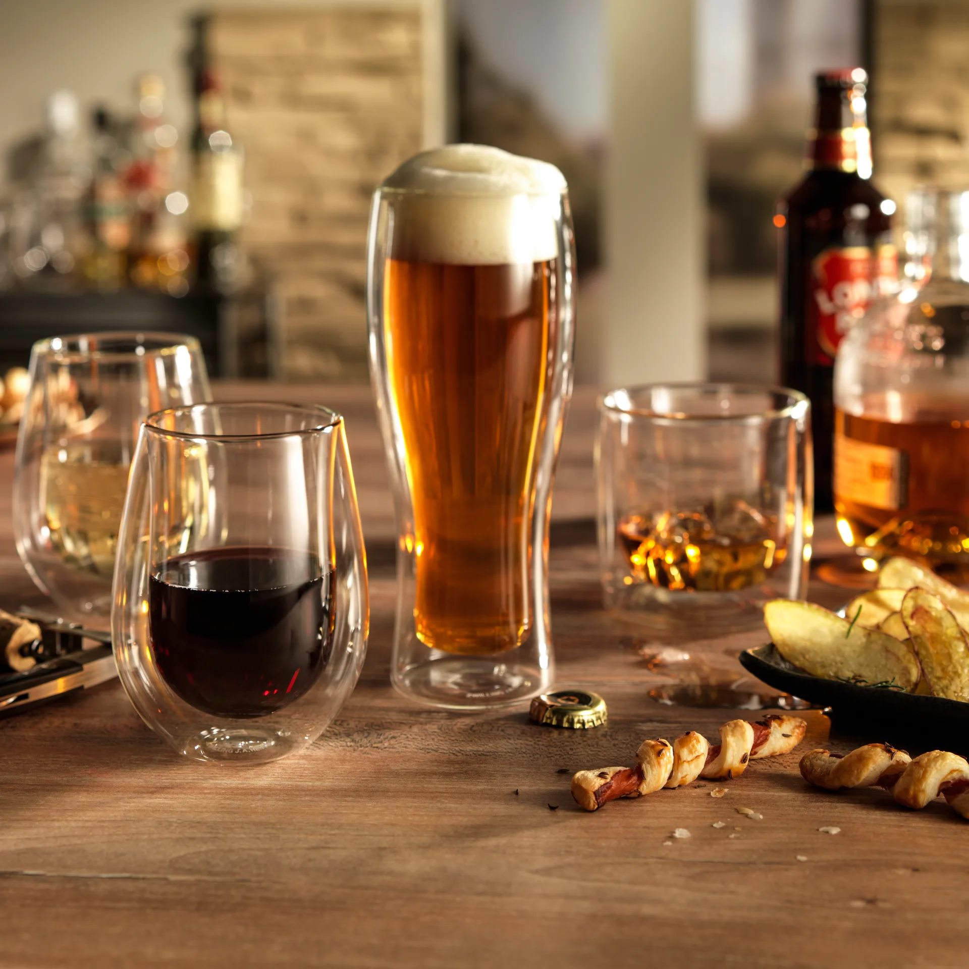 Sorrento olutlasi, 2-pakkaus, 2-pakkaus Zwilling