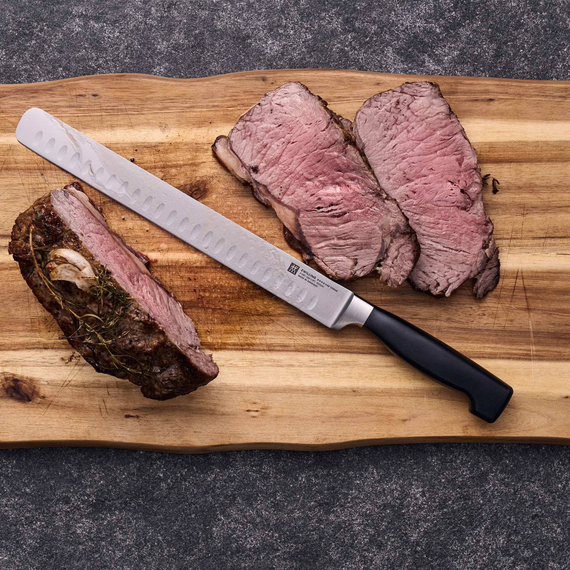 Zwilling Four star fileeraus/siivutusveitsi 26 cm, Musta-ruostumaton teräs Zwilling