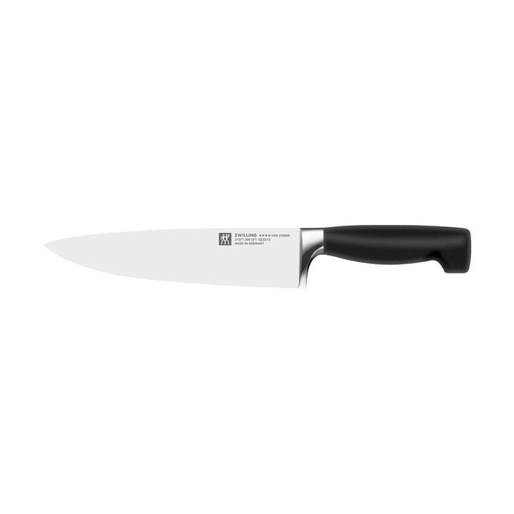Zwilling Four star kokkiveitsi 20 cm - Musta-ruostumaton teräs - Zwilling