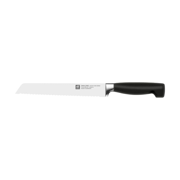 Zwilling Four star leipäveitsi 20 cm - Musta-ruostumaton teräs - Zwilling