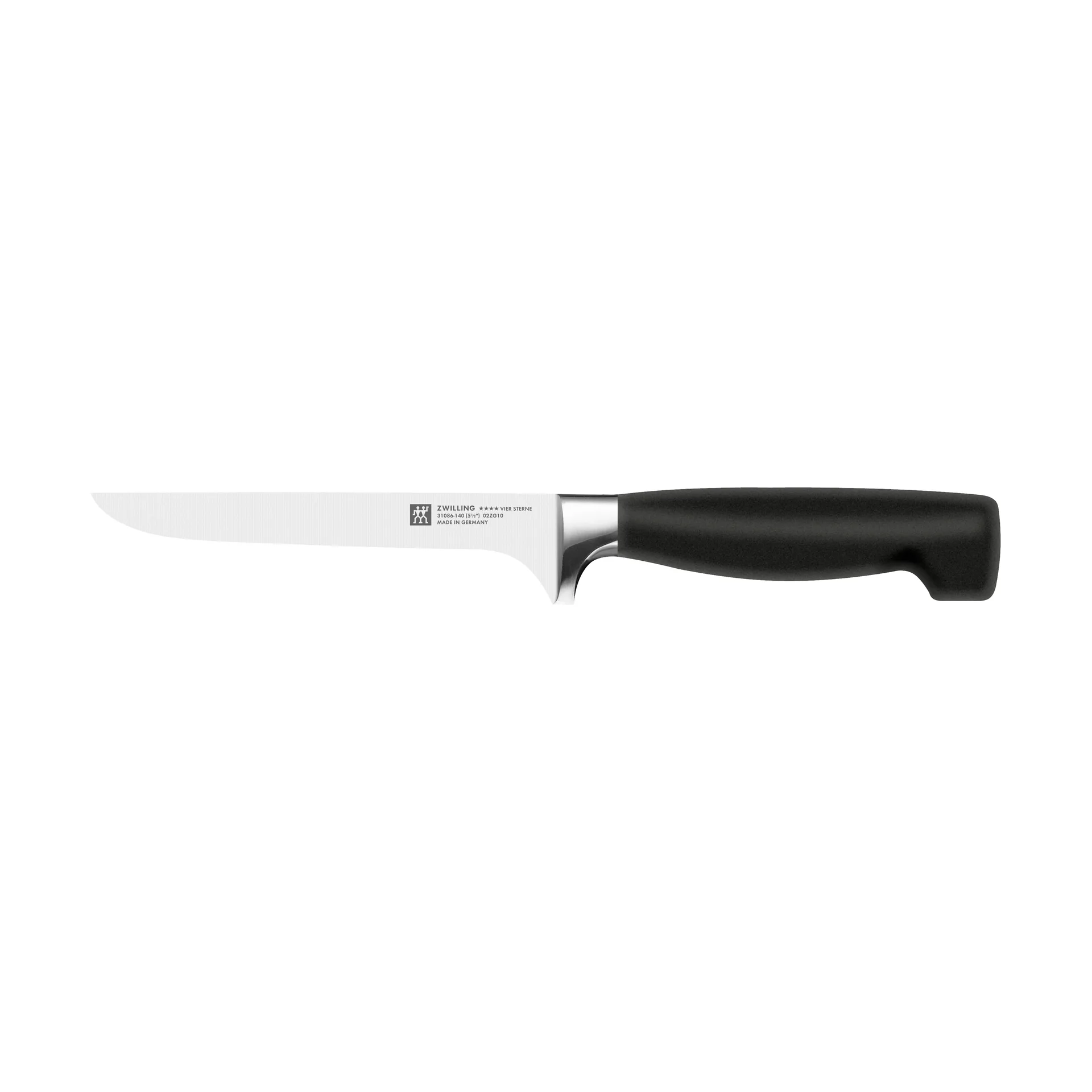 Zwilling Four star luukon veitsi 14 cm, Musta-ruostumaton teräs Zwilling