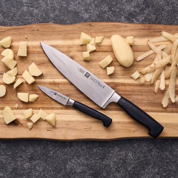 Zwilling Four star veitsisetti 2 osaa - Musta-ruostumaton teräs - Zwilling