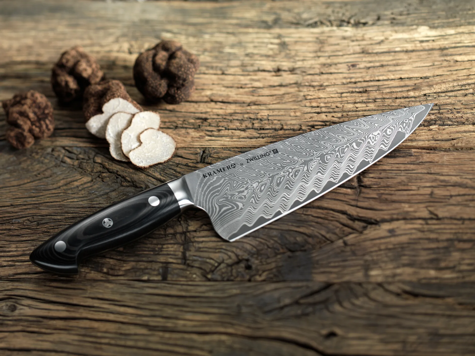 Zwilling Kramer euro stainless kokkiveitsi 26 cm, Damaskos-musta Zwilling