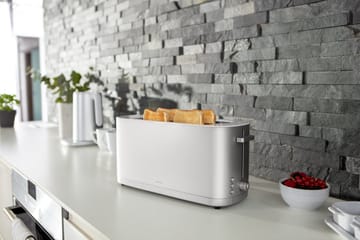 Zwilling leivänpaahdin leivänlämmittimellä 2 pitkää lokeroa. - Hopea - Zwilling