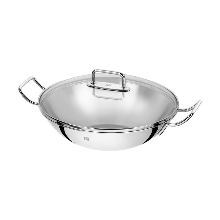 Zwilling Plus wokpannu lasikansi Ø32 cm - Ruostumaton teräs - Zwilling