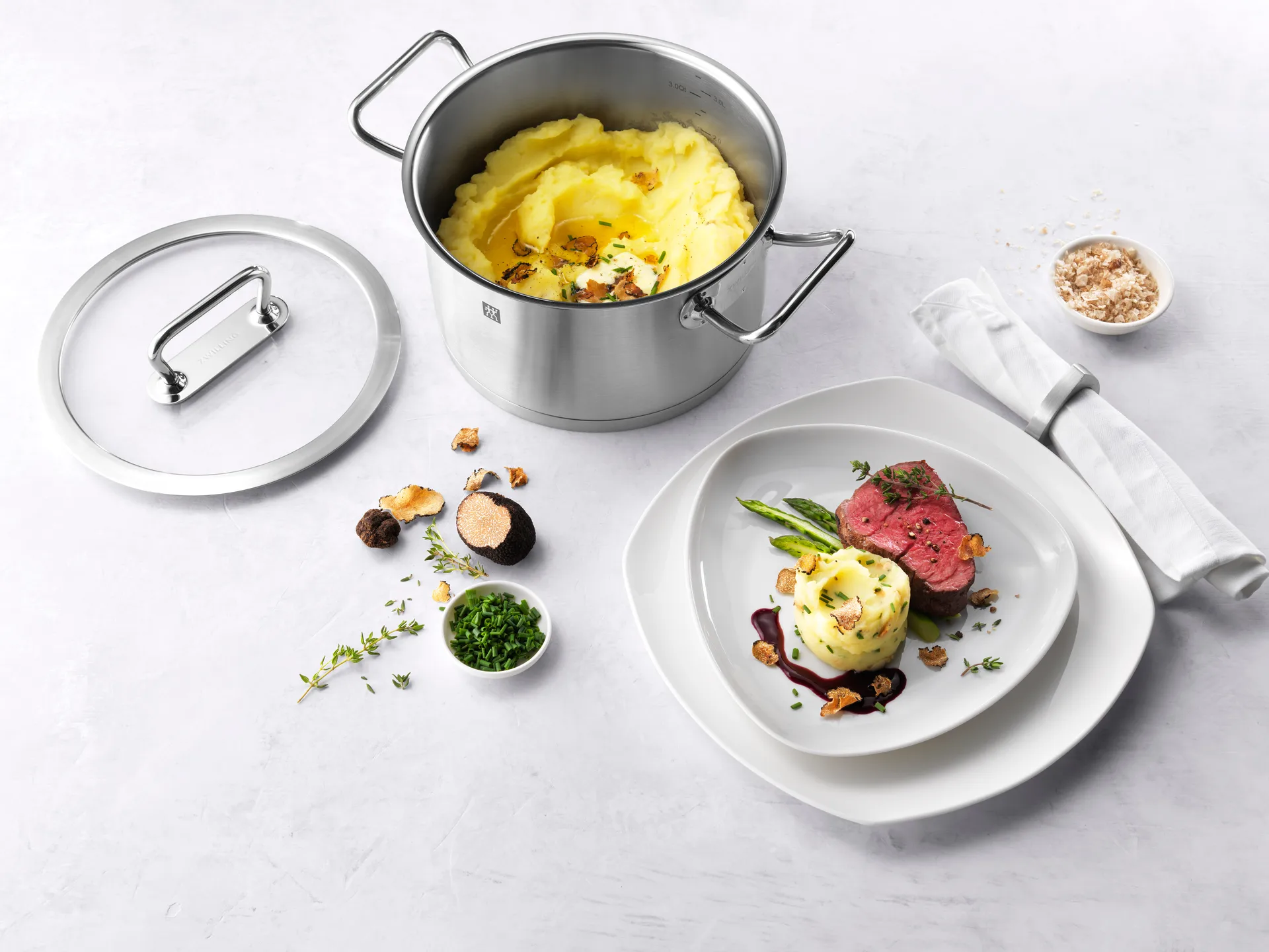 Zwilling pro kattila lasikannella ruostumatonta terästä, 3,1 l Zwilling
