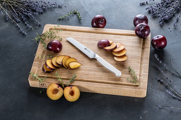 Zwilling pro le blanc sahalaitainen yleisveitsi 13 cm, Valkoinen-ruostumaton teräs Zwilling