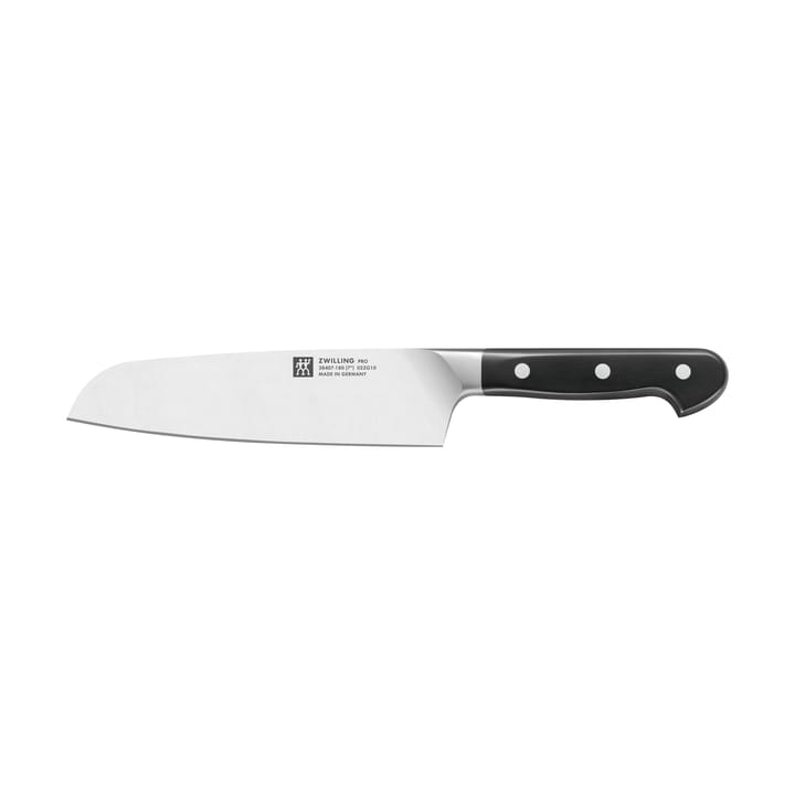 Zwilling Pro Santoku-veitsi 18 cm - Musta-ruostumaton teräs - Zwilling