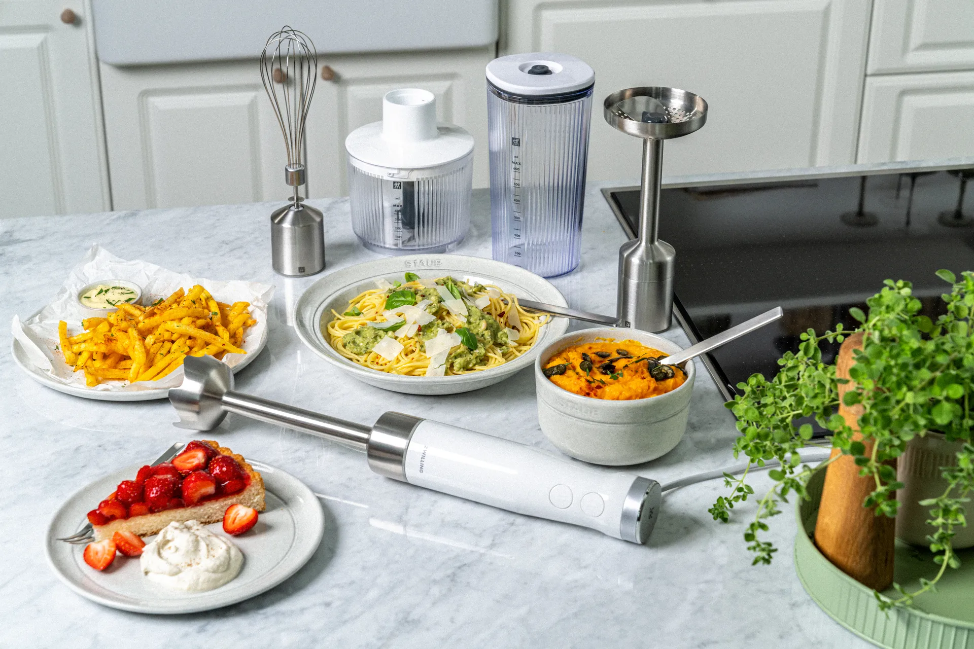 Zwilling sauvasekoitin hakkurilisäosa 17,5 cm, Valkoinen Zwilling