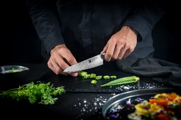 Zwilling Tanrei kompakti kokinveitsi 14 cm - Damaskos-musta - Zwilling