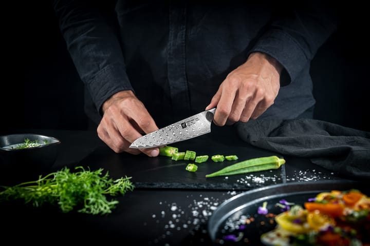 Zwilling Tanrei kompakti kokinveitsi 14 cm, Damaskos-musta Zwilling