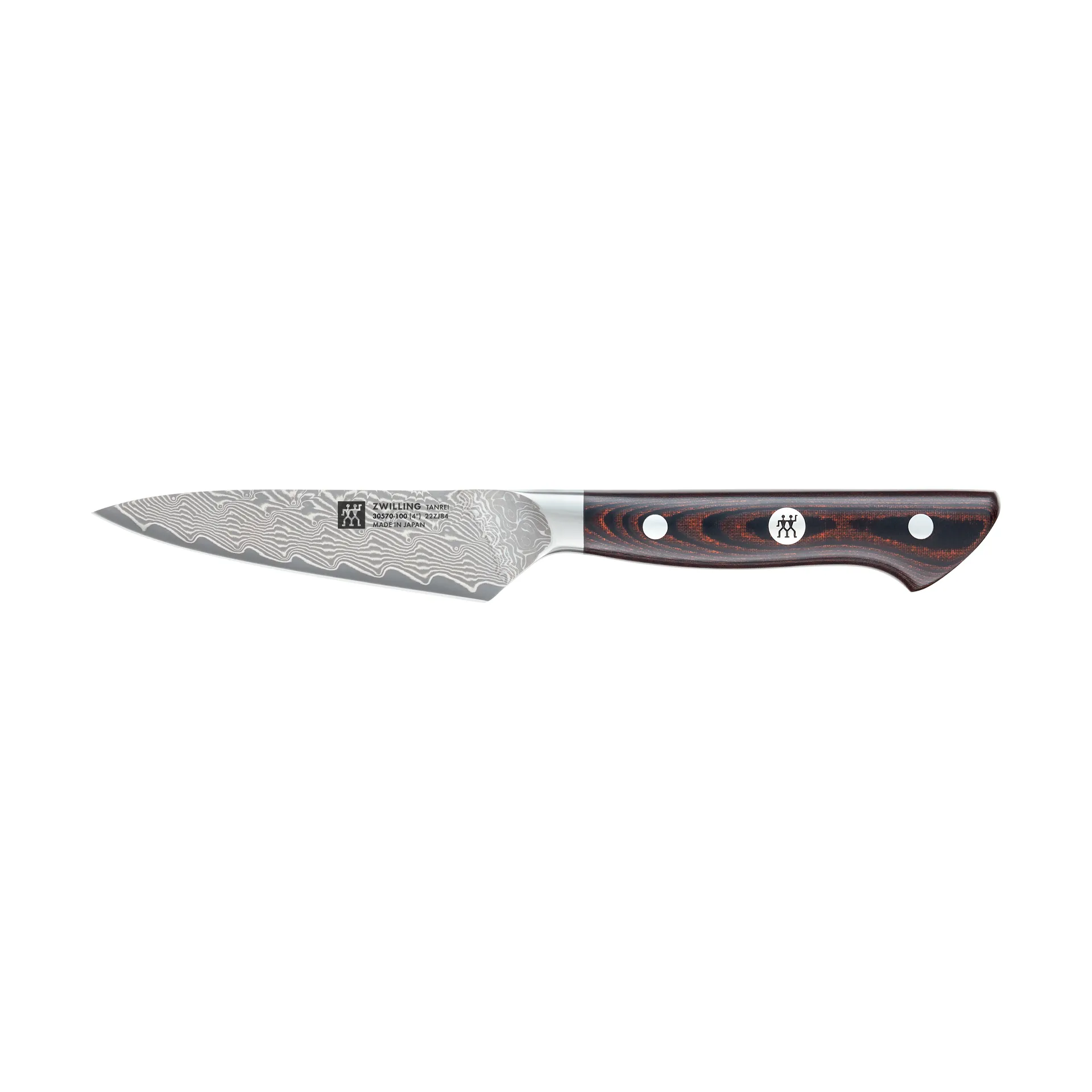Zwilling Tanrei kuorimaveitsi 10 cm, Damaskos-musta Zwilling