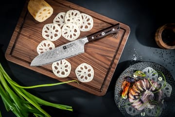 Zwilling Tanrei santokuveitsi  18 cm - Damaskos-musta - Zwilling