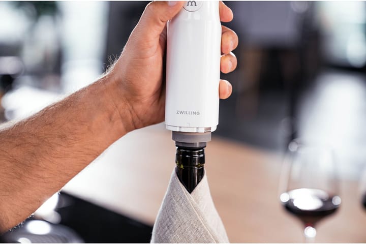 Zwilling vakuumi viinisinetin, Ruostumaton teräs Zwilling