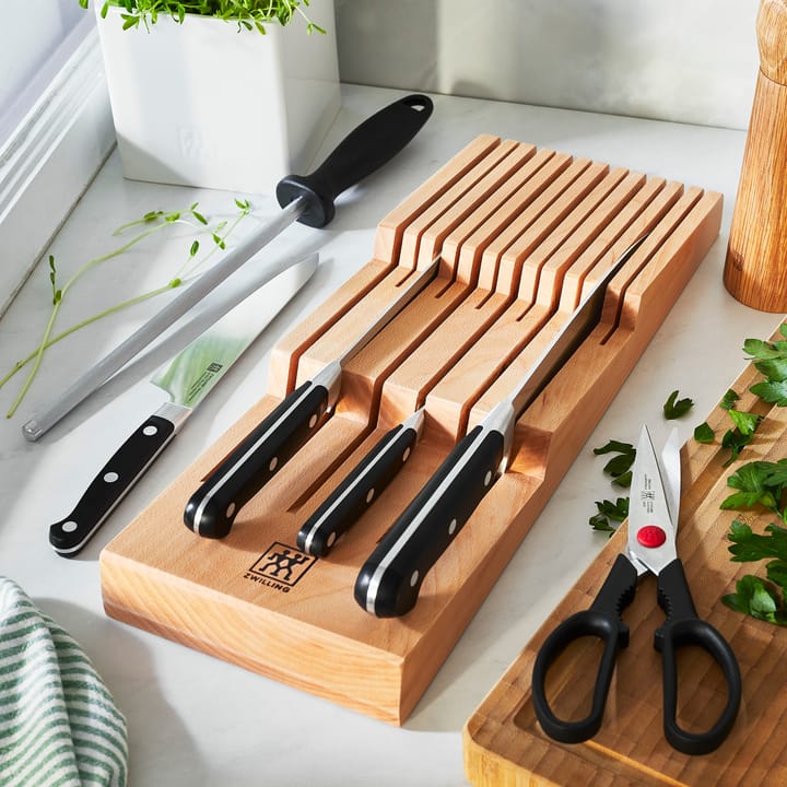 Zwilling veitsisäilytys 41x15,5x4,8 cm, Pyökki. Zwilling